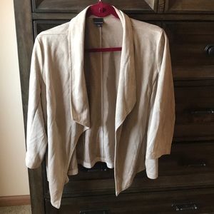 Cute faux suede jacket